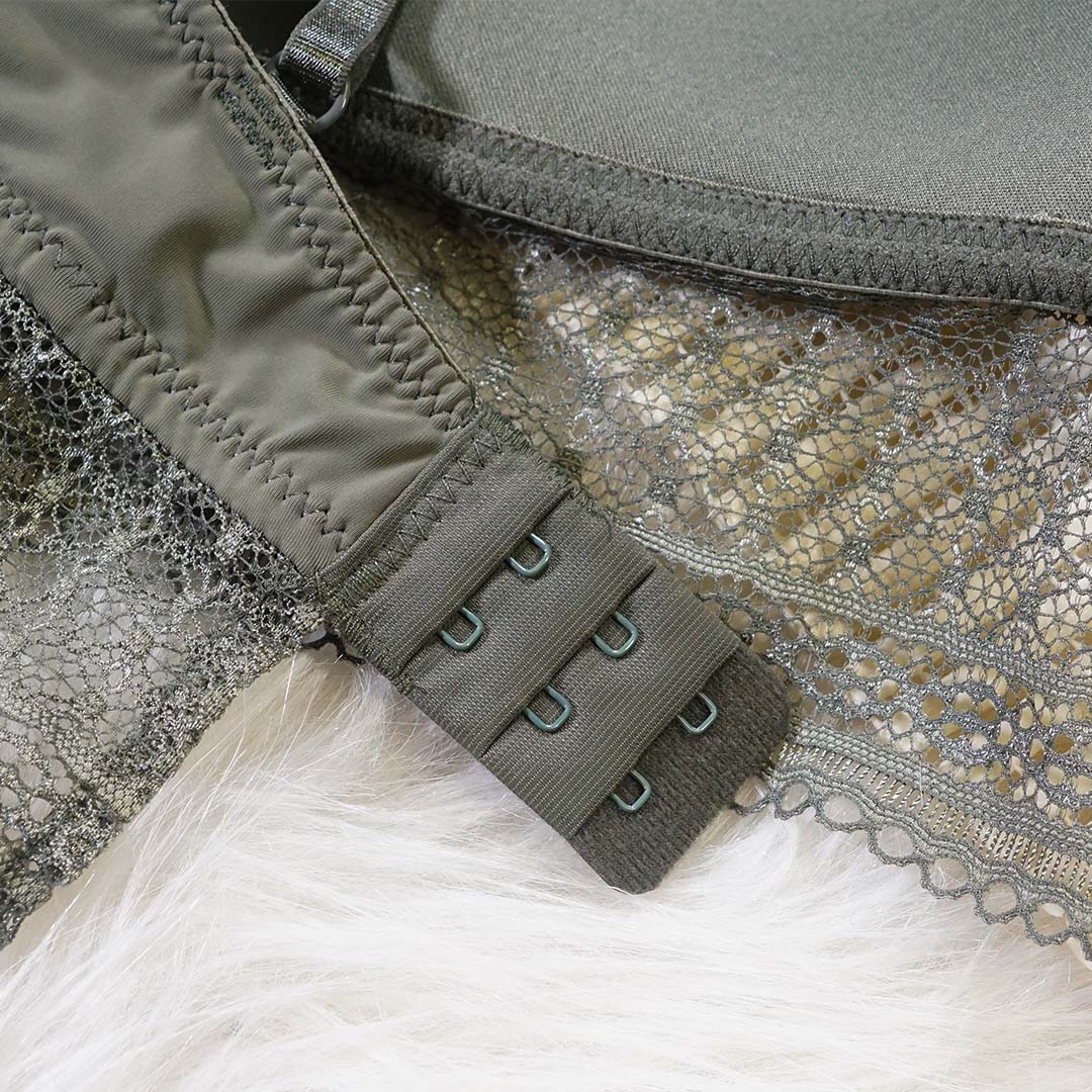 光面舒適無痕無鋼圈性感蕾絲花邊內衣