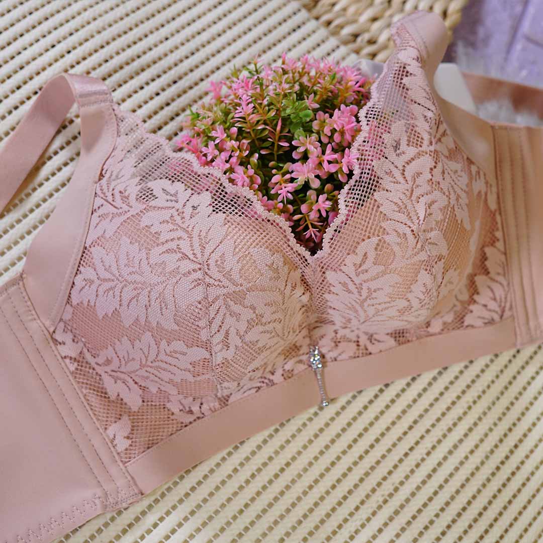 冰爽蠶絲天然活性乳膠杯無磁內衣AB杯