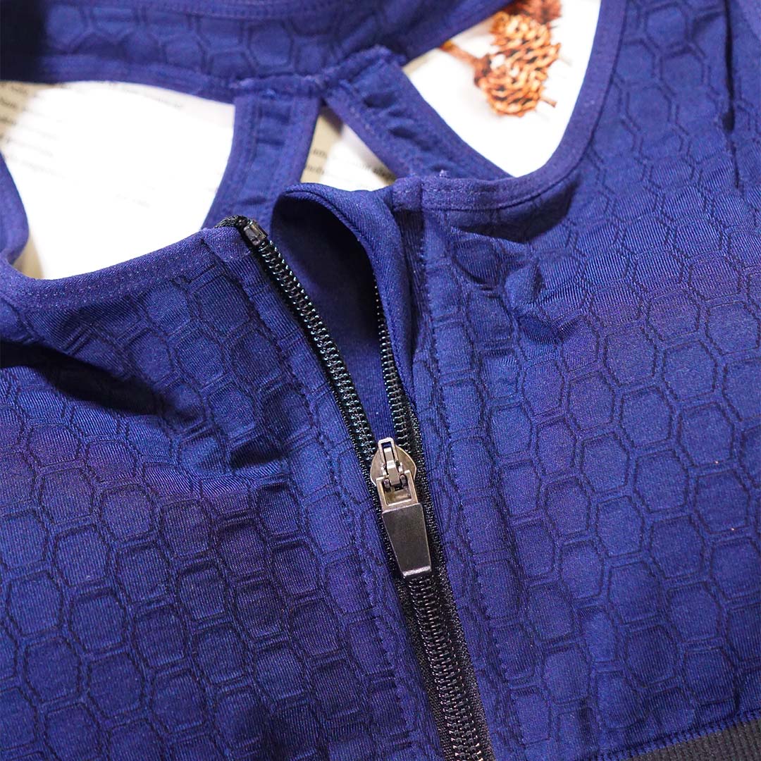 前拉鏈防震運動跑步背心瑜伽Bra