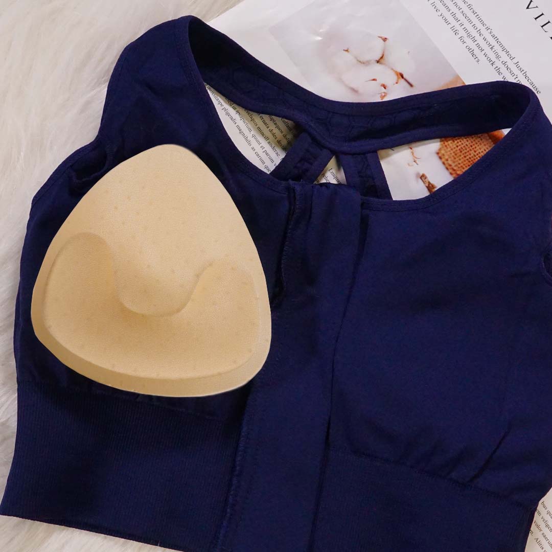 前拉鏈防震運動跑步背心瑜伽Bra