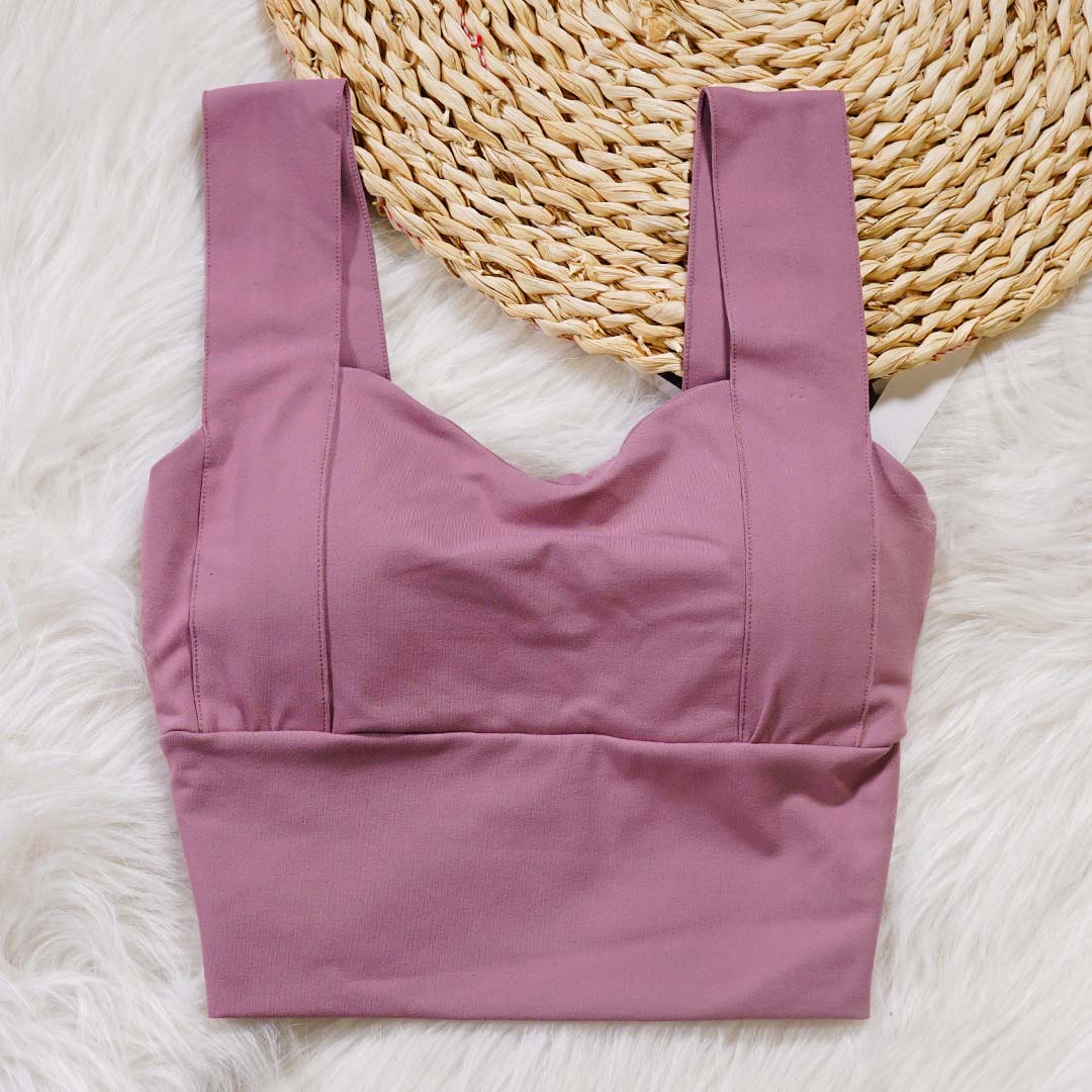 高強度聚攏定型瑜伽跑步防震運動背心-可外穿