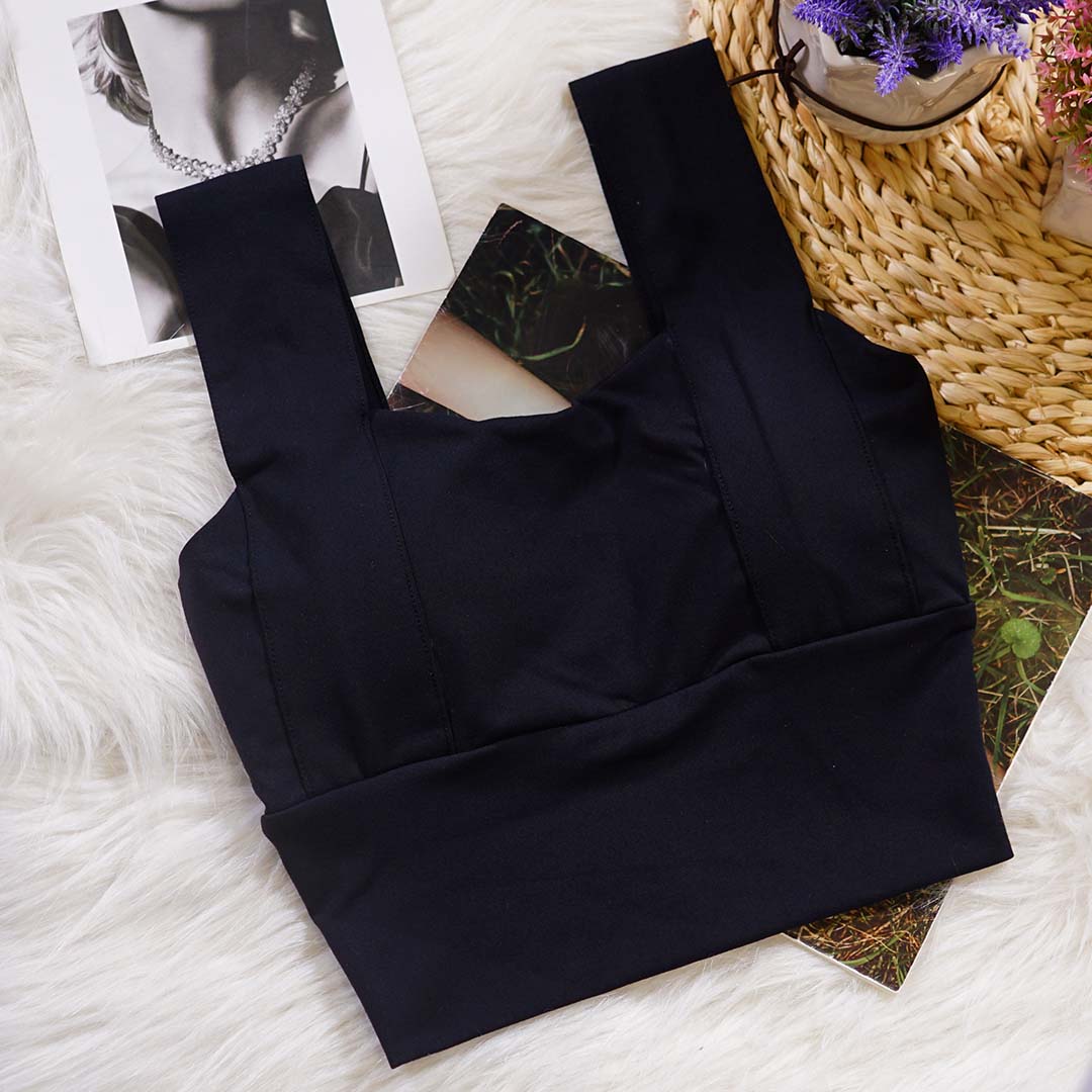 高強度聚攏定型瑜伽跑步防震運動背心-可外穿