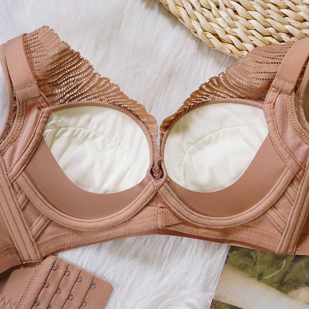 天然玫瑰精油Q彈動輕盈透氣杯無鋼圈內衣