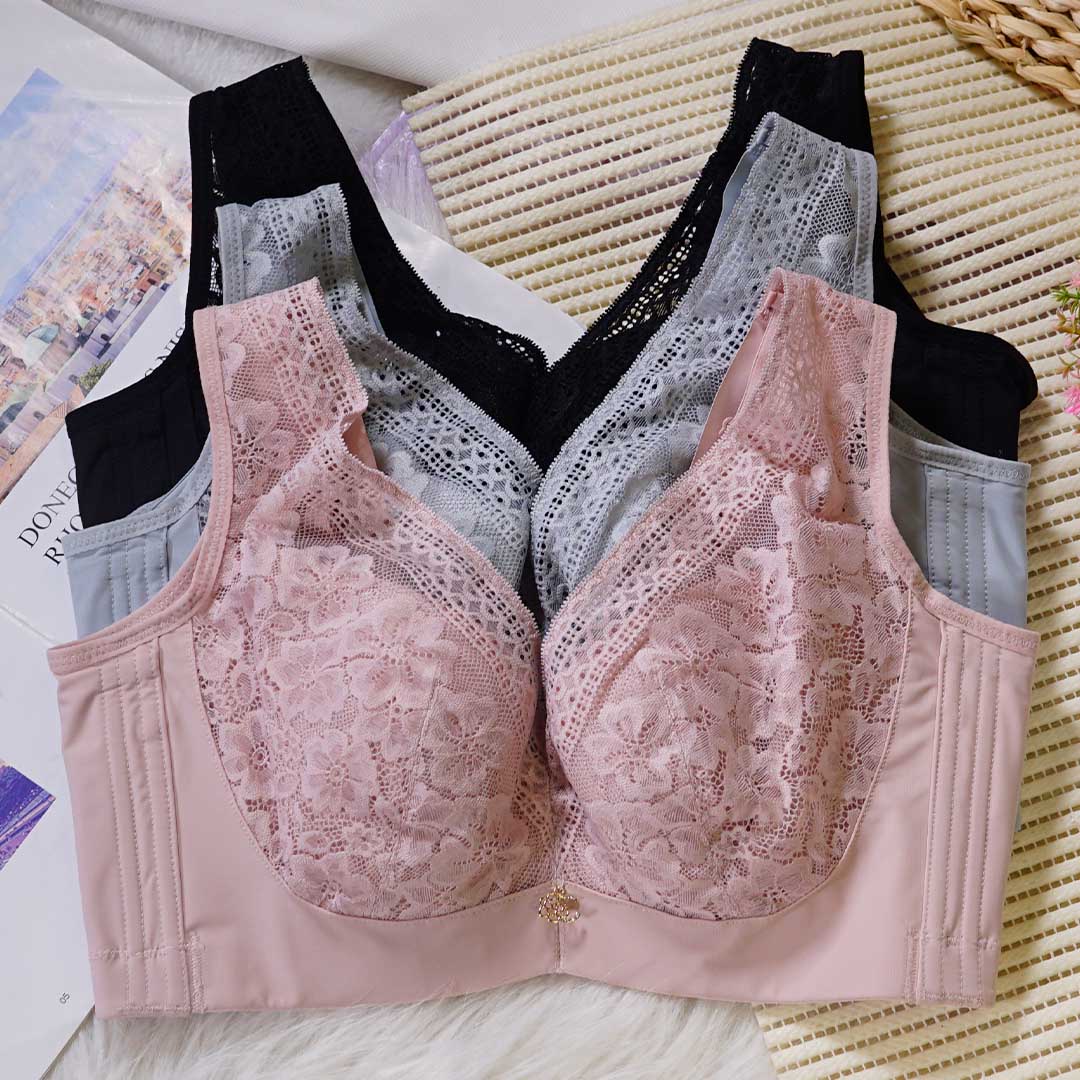 側高修副乳美背挺胸加強修型軟鋼圈調整型內衣