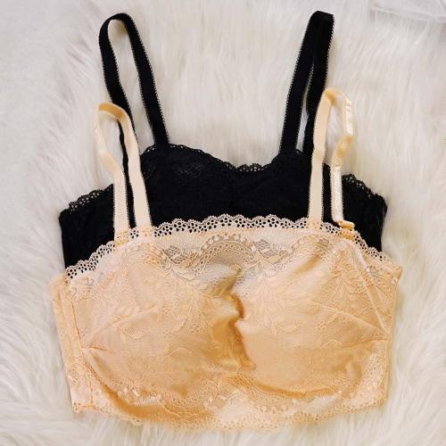 Collagen non-transparent cute no-steel-ring underwire lingerie