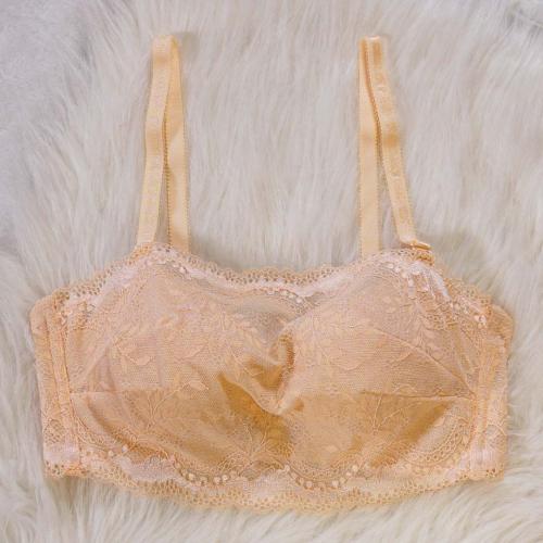 Collagen non-transparent cute no-steel-ring underwire lingerie