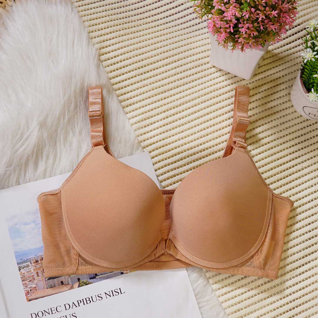 Bra Codes 前扣修背透氣素面內衣