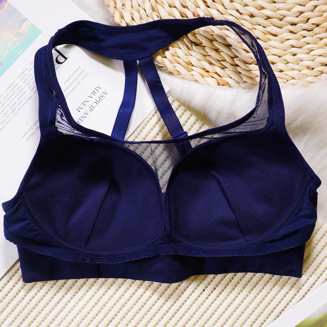 無鋼圈無痕防震背心式美背運動內衣