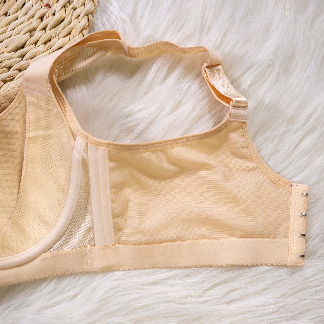 記憶軟鋼圈360度立體呵護大胸超薄透氣調整型內衣