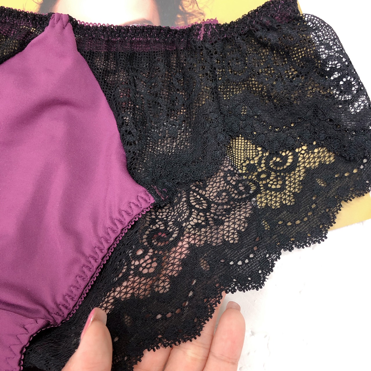 【台灣專利十字脊心不移位】-法式波浪提托全齡機能內衣 配套內褲-高叉健康型