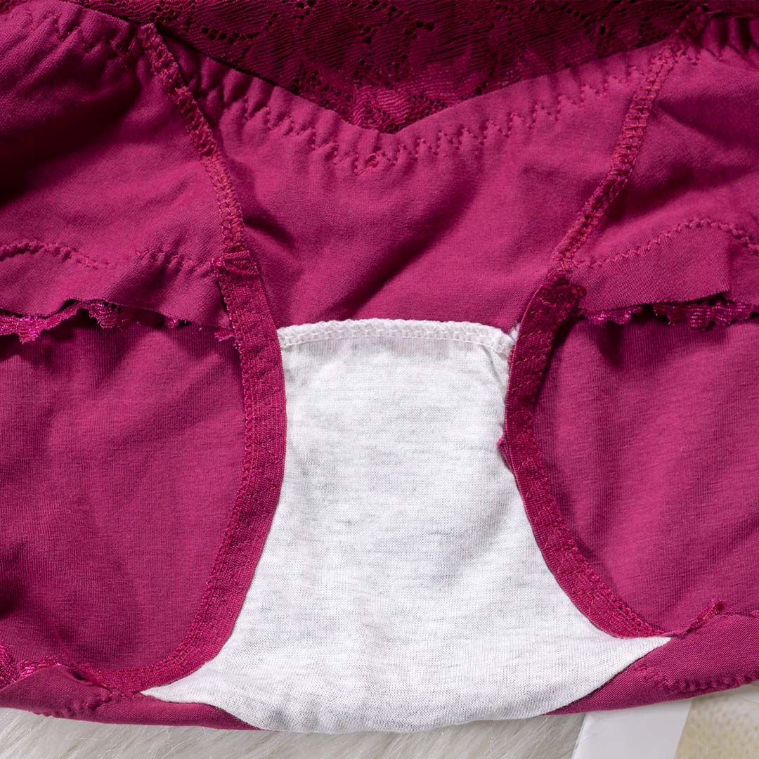 蕾絲高腰提臀收腹內褲-防走光及三角款