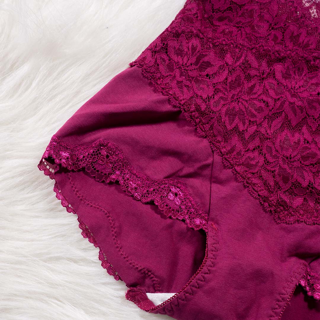 蕾絲高腰提臀收腹內褲-防走光及三角款