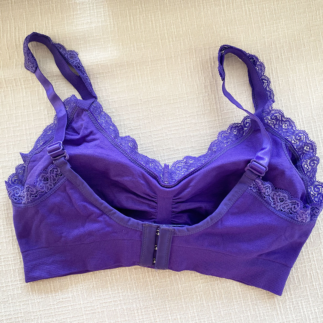 台灣專利無鋼圈健康杯-蕾絲緣邊款-睡眠、生理期、輕運動