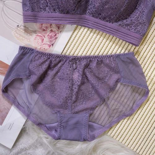 薰衣草原野無鋼圈調整型內衣 配套內褲