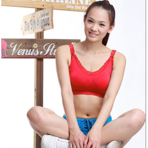 台灣專利無鋼圈健康杯-蕾絲緣邊款-睡眠、生理期、輕運動
