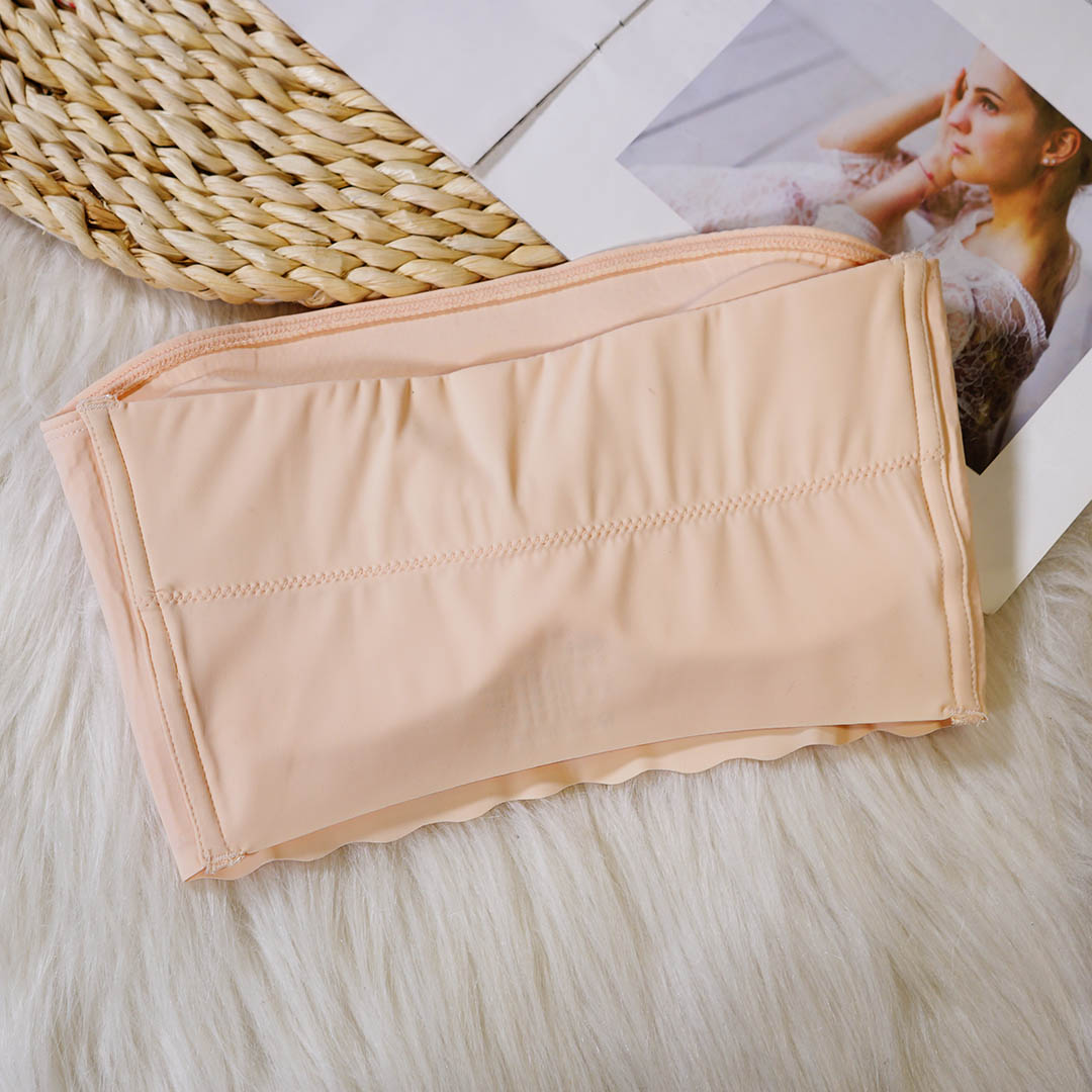 一片式冰絲抹胸無痕打底內衣裹胸