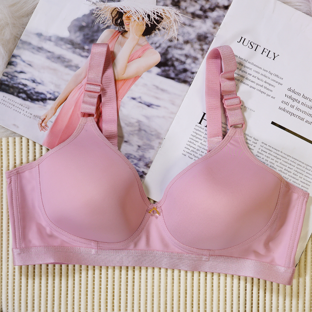 360度立體呵護舒適無鋼圈超薄聚攏杯型内衣