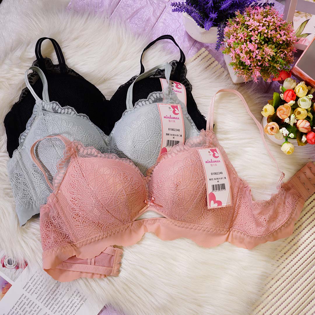 鏤空蝴蝶雞心小性感&甜美蕾絲集中聚攏無鋼圈內衣