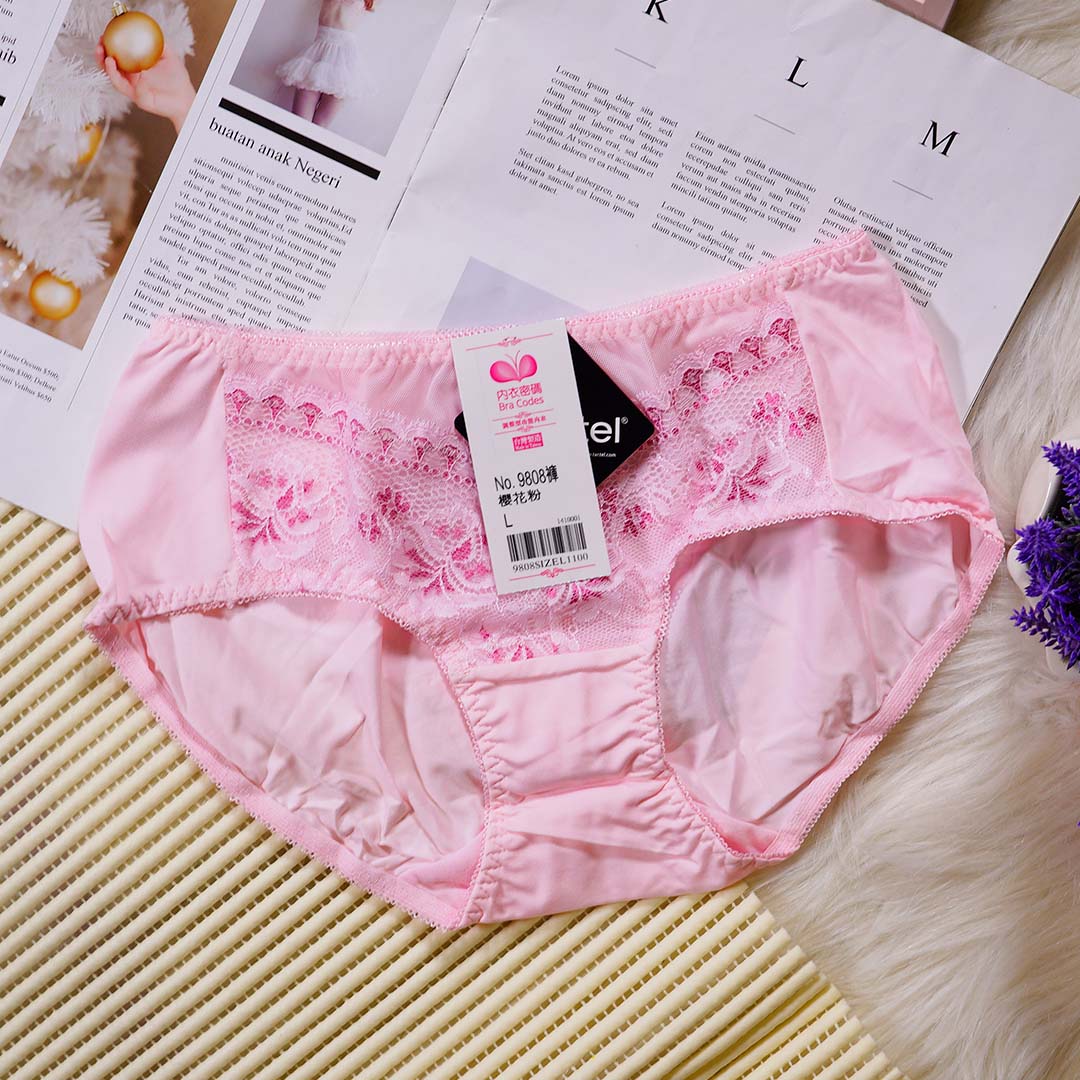 繽紛馬卡龍-日系青春小花調整型內衣 配套內褲