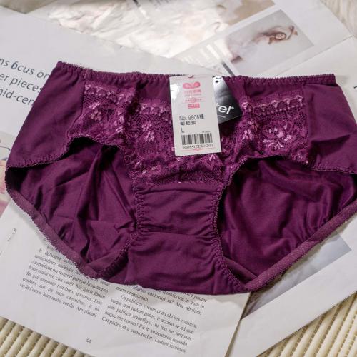 Colorful Macaron - Japanese Youth Flower Adjustable Underwear Matching Underwear