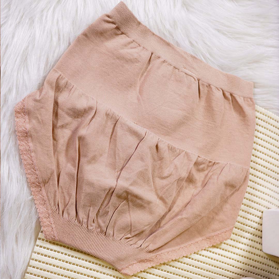 高腰束腹棉質女內褲