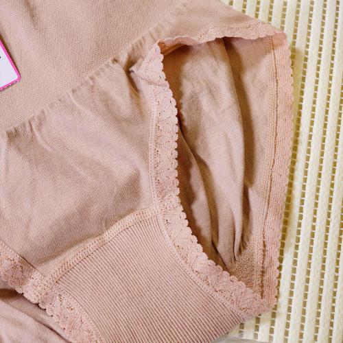 High waisted cotton women's underwear with a cinched abdomen