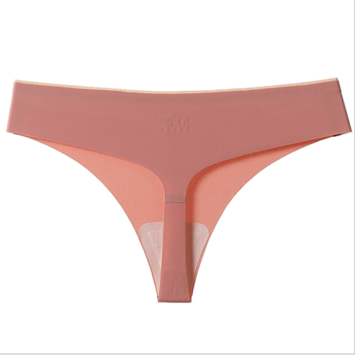 桑蠶絲抗菌冰絲無痕瑜珈丁字褲