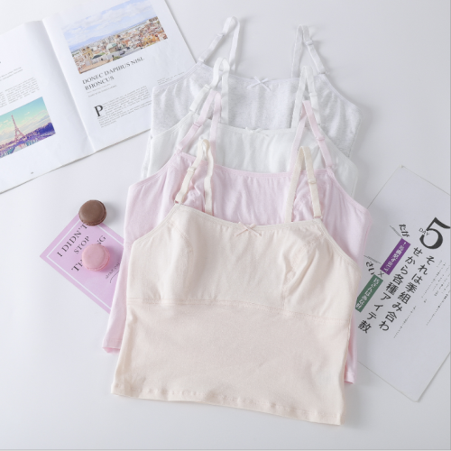 女童發育期純棉內衣防凸點