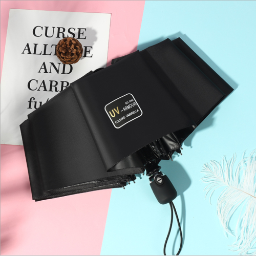 全自動三折防雨防曬兩用傘