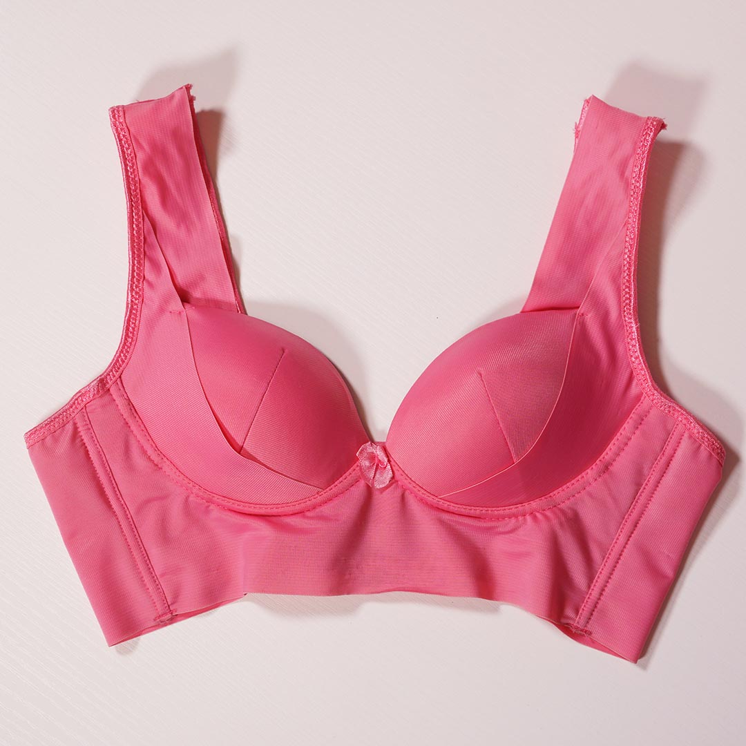 主播推薦! 三段托提無鋼圈 寬肩帶無痕輕薄雕塑(膚桃黑三套組)