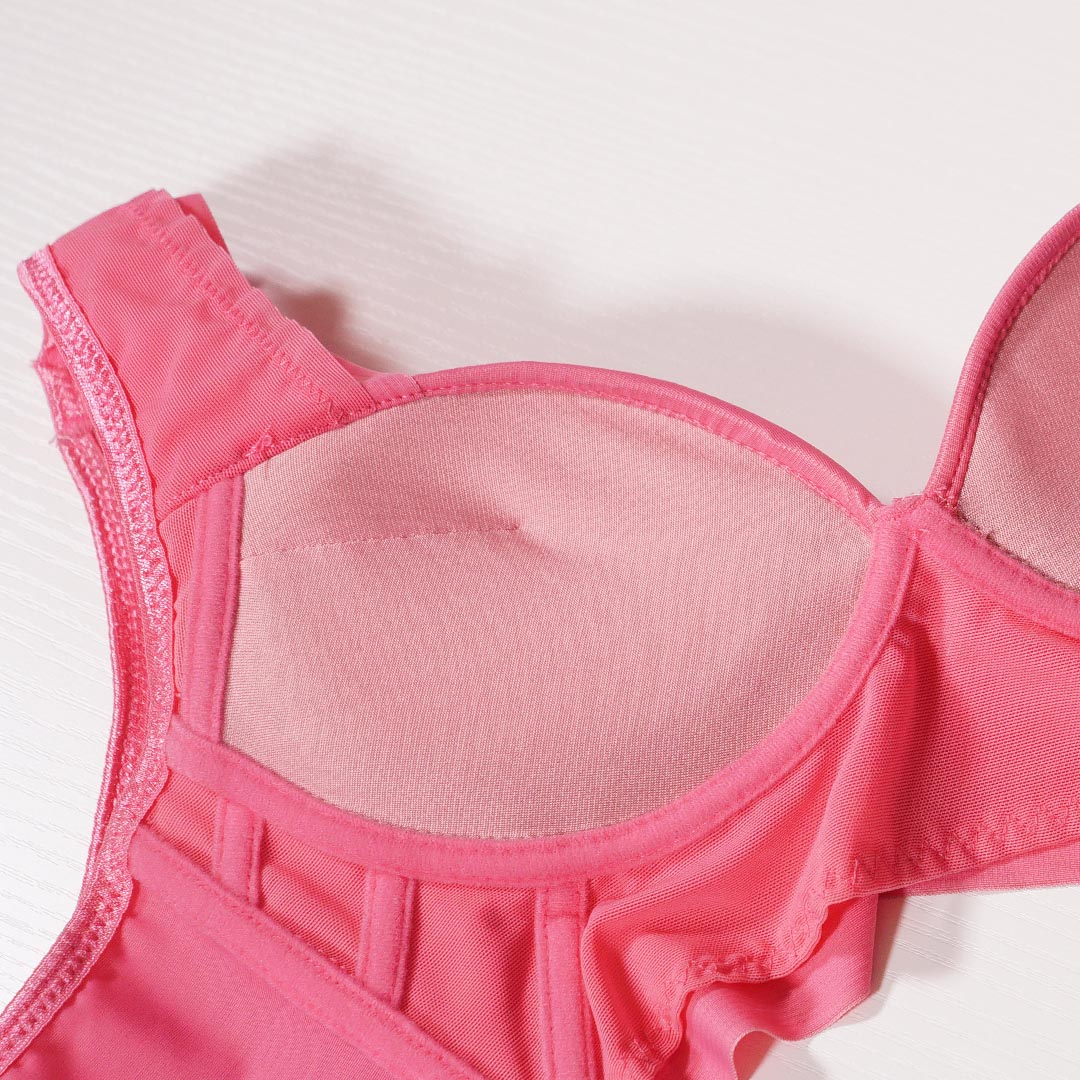 主播推薦! 三段托提無鋼圈 寬肩帶無痕輕薄雕塑(膚桃黑三套組)