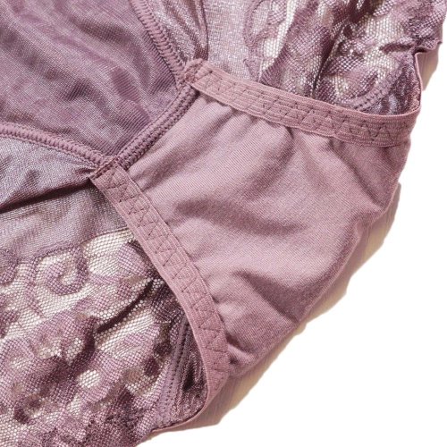 4D立體雕塑提臀束腹褲-蕾絲鎖邊布修飾褲