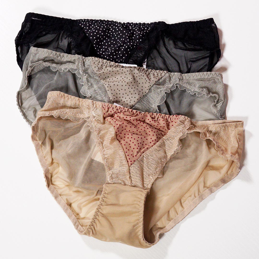 法式性感蕾絲小波點三角杯薄款聚攏無痕內衣 配套褲仔