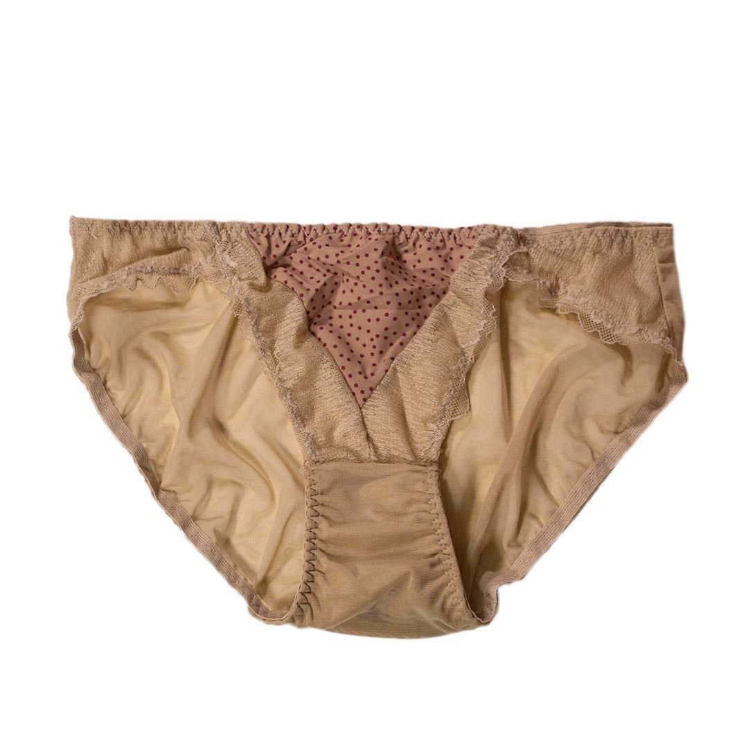 法式性感蕾絲小波點三角杯薄款聚攏無痕內衣 配套褲仔