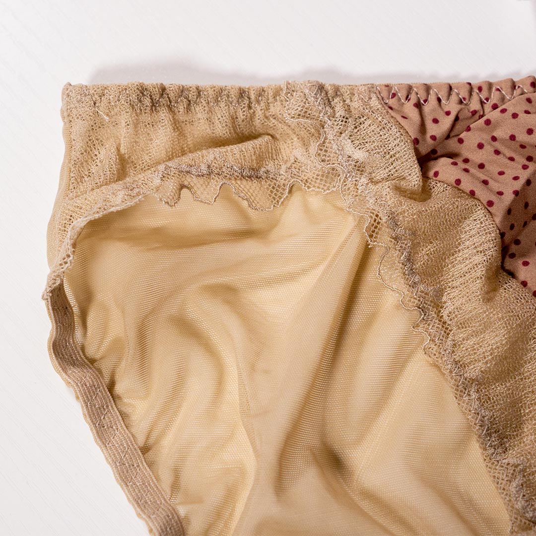 法式性感蕾絲小波點三角杯薄款聚攏無痕內衣 配套褲仔