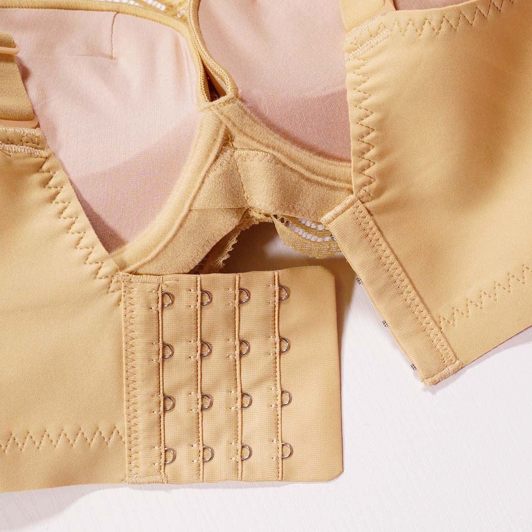 舒適莫代爾嬰肌棉無鋼圈小胸聚攏加厚調整型內衣