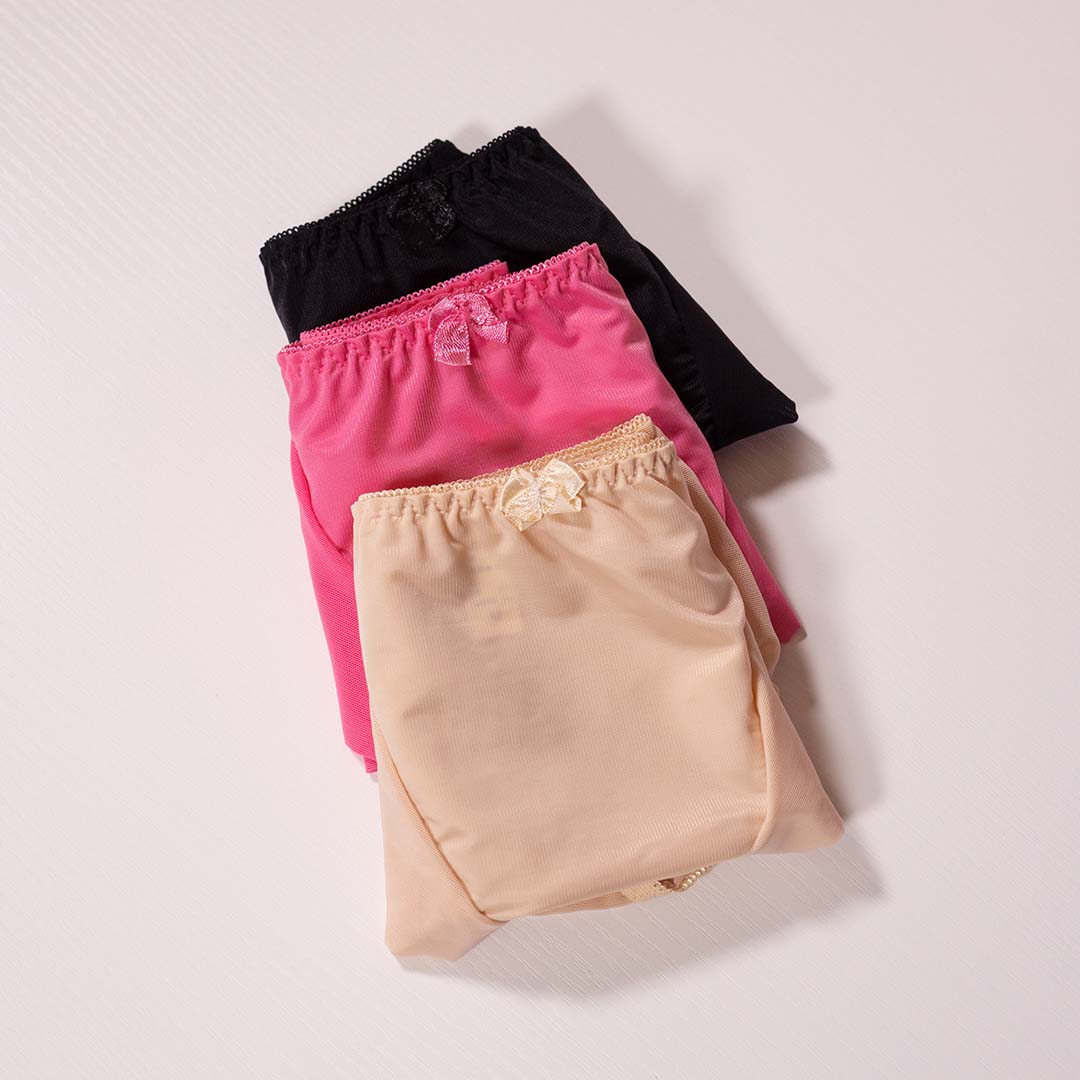 主播推薦! 三段托提無鋼圈 寬肩帶無痕輕薄雕塑內褲(膚桃黑三套組)