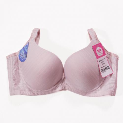 【Cool Feeling Cotton Blend Fabric】Plain-colored low-ridge center seamless T bra in six colors