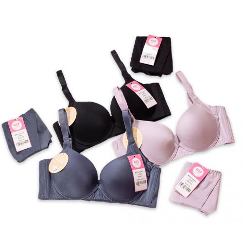 Underwire bra with smooth and soft steel ring and refreshing internal airflow design