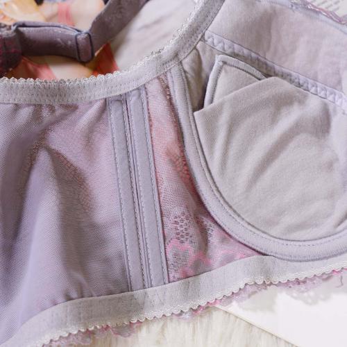 9610 Purple - Lycra Adjustable Bra