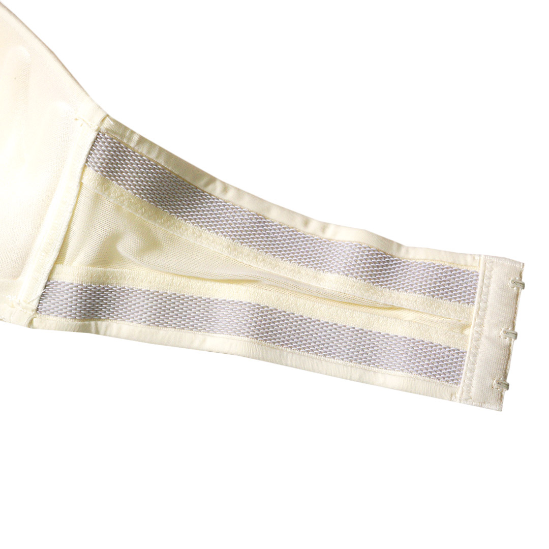 防滑無肩帶無鋼圈薄款半杯隱形聚攏,平口防滑無鋼圈爆乳內衣