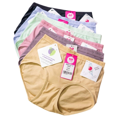 Cooling nano moisture wicking fiber flat underwear