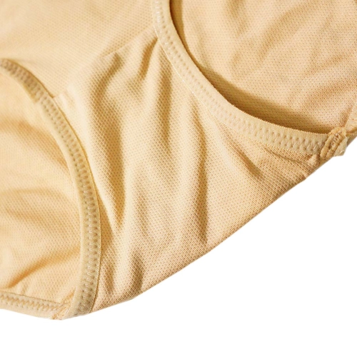 Cooling nano moisture wicking fiber flat underwear