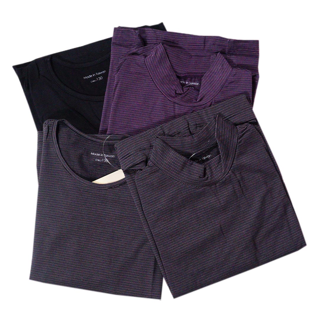 台灣製兒童吸濕保暖發熱衣-圓領款