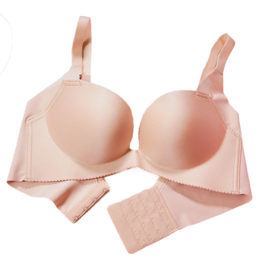 輕盈一片式無痕無鋼圈聚攏修副乳內衣