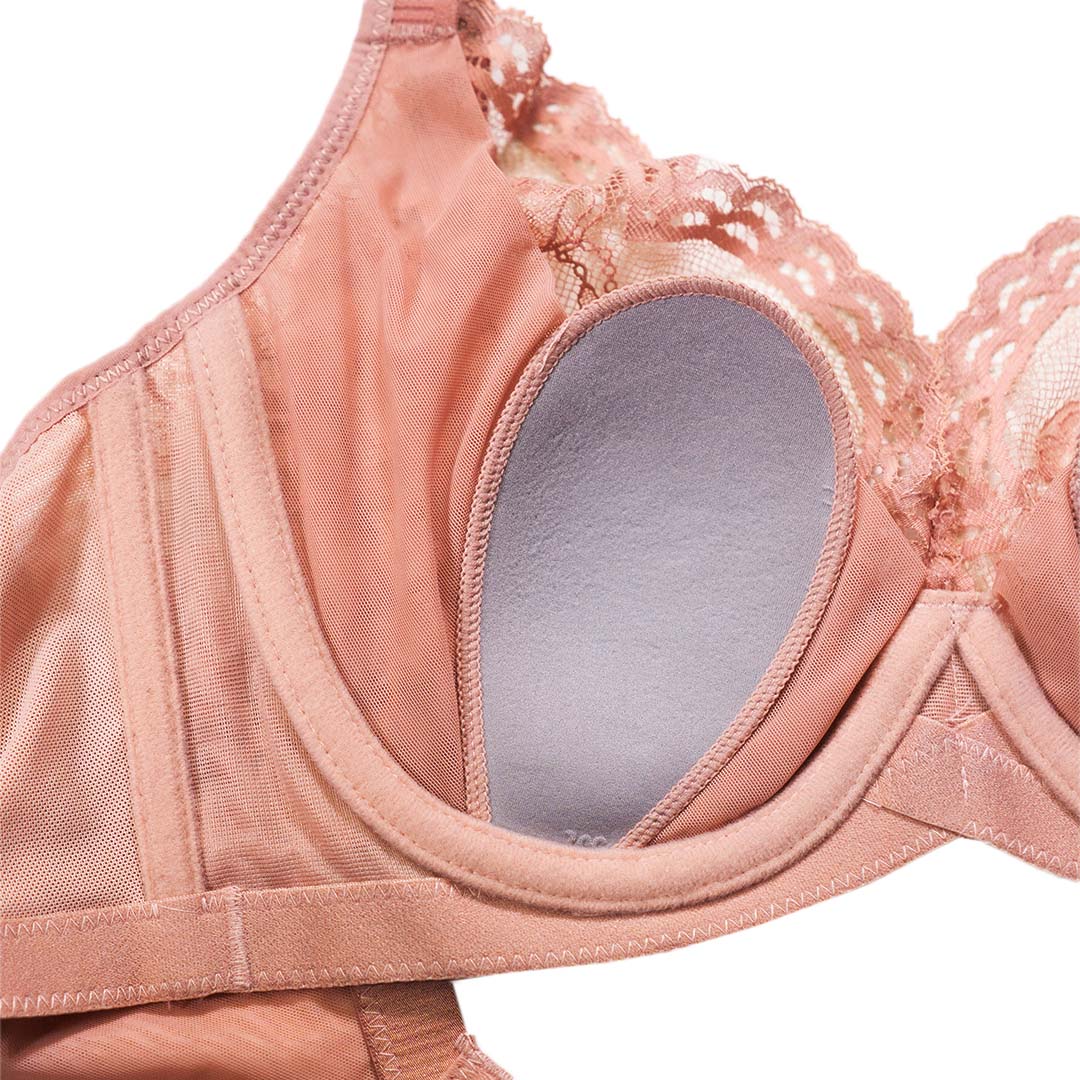 超薄性感水晶杯透氣排汗納米高能布調整型記憶軟鋼圈內衣