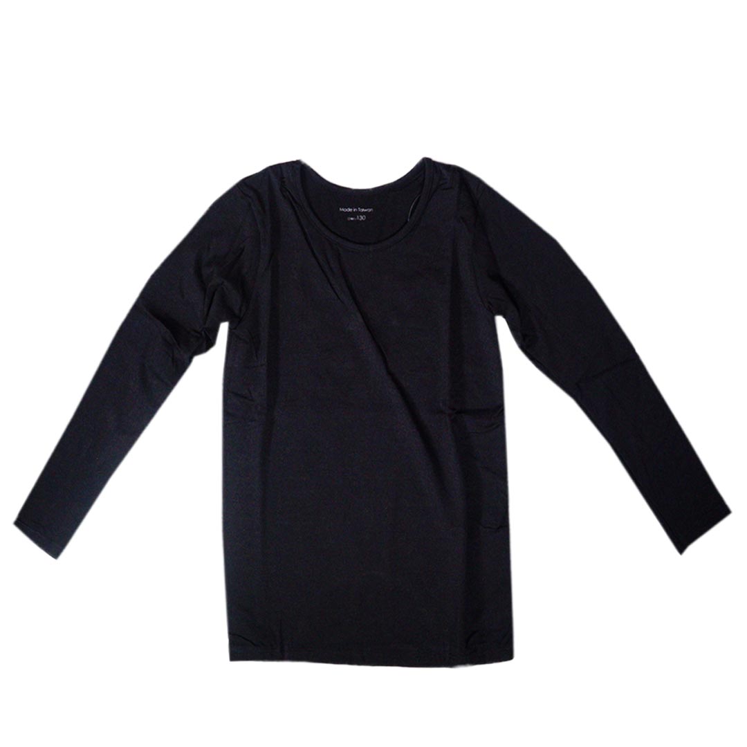 台灣製兒童吸濕保暖發熱衣-圓領款