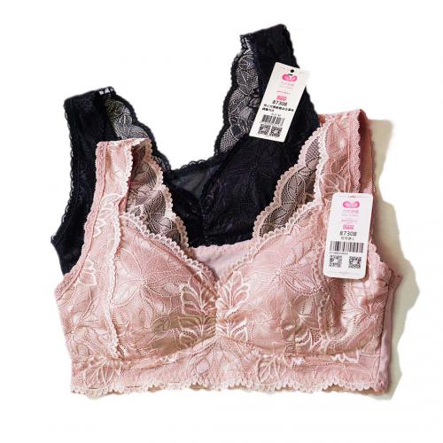 Vest-style stunning lace full coverage without underwire sleep comfort underwear