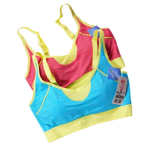 輕柔時分 舒適後交叉肩帶可調運動內衣