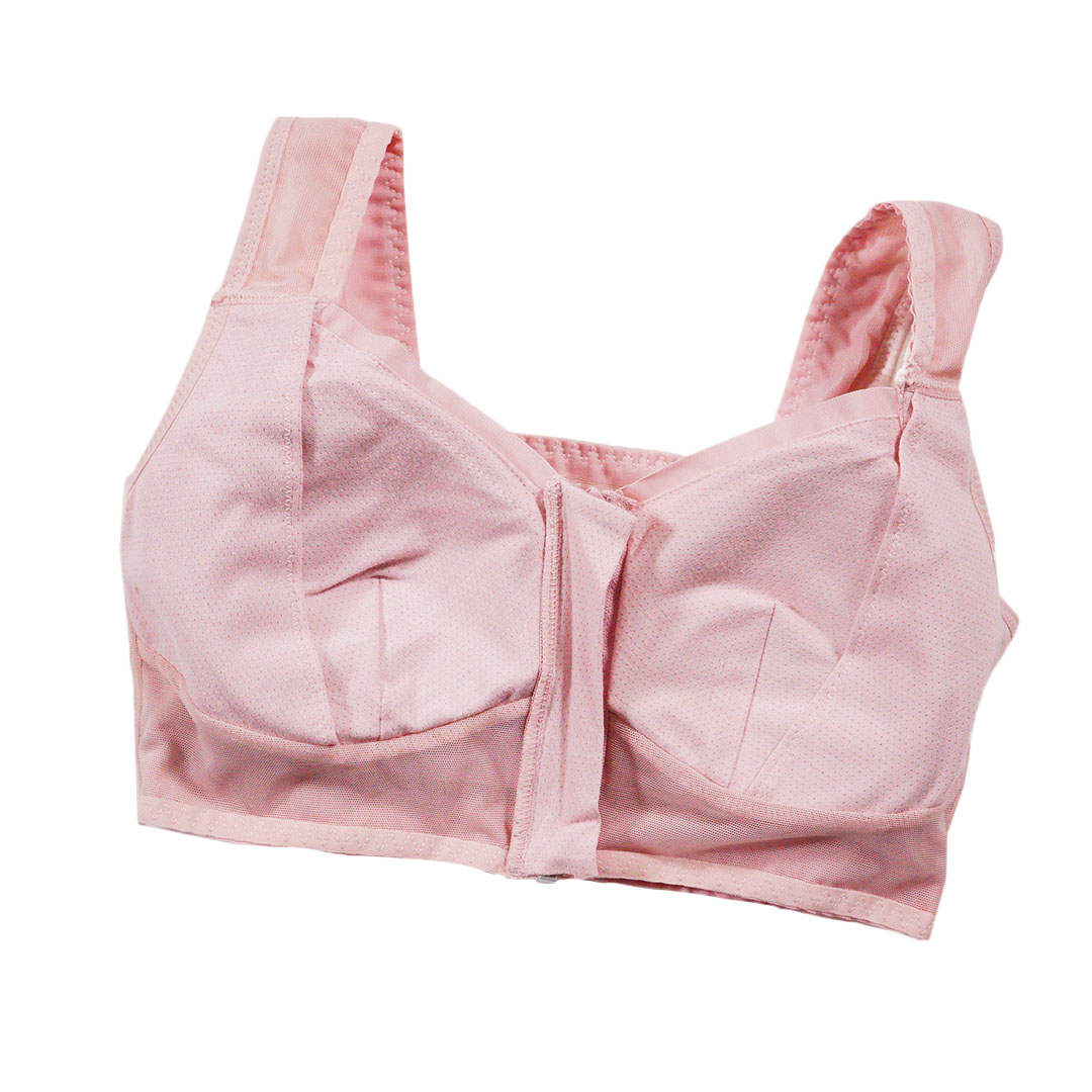 前拉鏈無鋼圈透氣大碼睡眠運動內衣